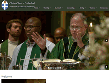 Tablet Screenshot of christcathedral.org